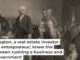 President George Washington delivers his first inaugural address in April 1789 in New York City. Painting by T.H. Matteson, engraving by H.S. Sadd, via Library of Congress